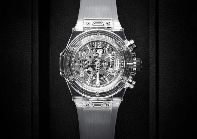   Hublot:  Big Bang Sapphire Unico